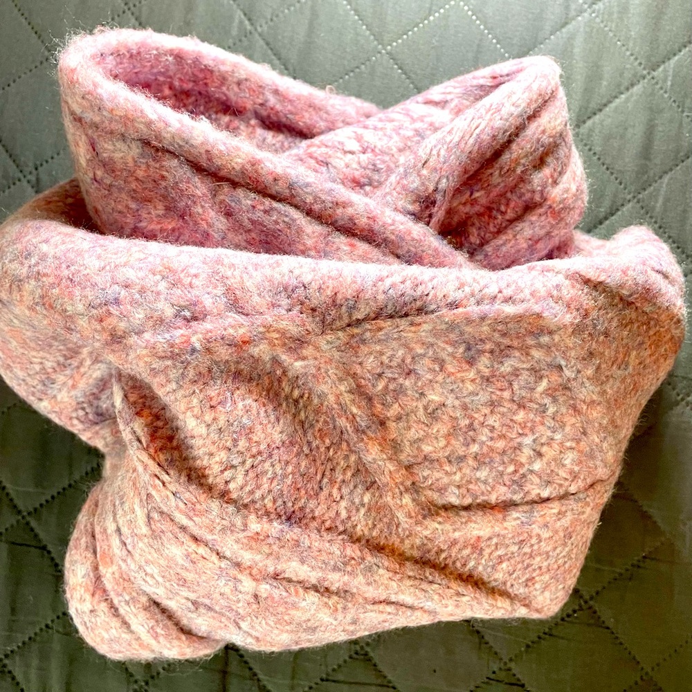 Brand new knitted Infinity scarf